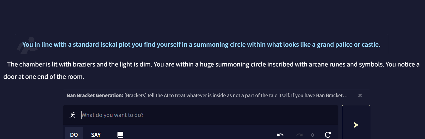 NovelAI kurze Antworten